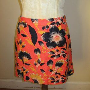 J.Crew Short Floral Linen Skirt
